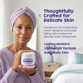 PhysAssist close-up cream texture demonstrating non-greasy absorption benefit