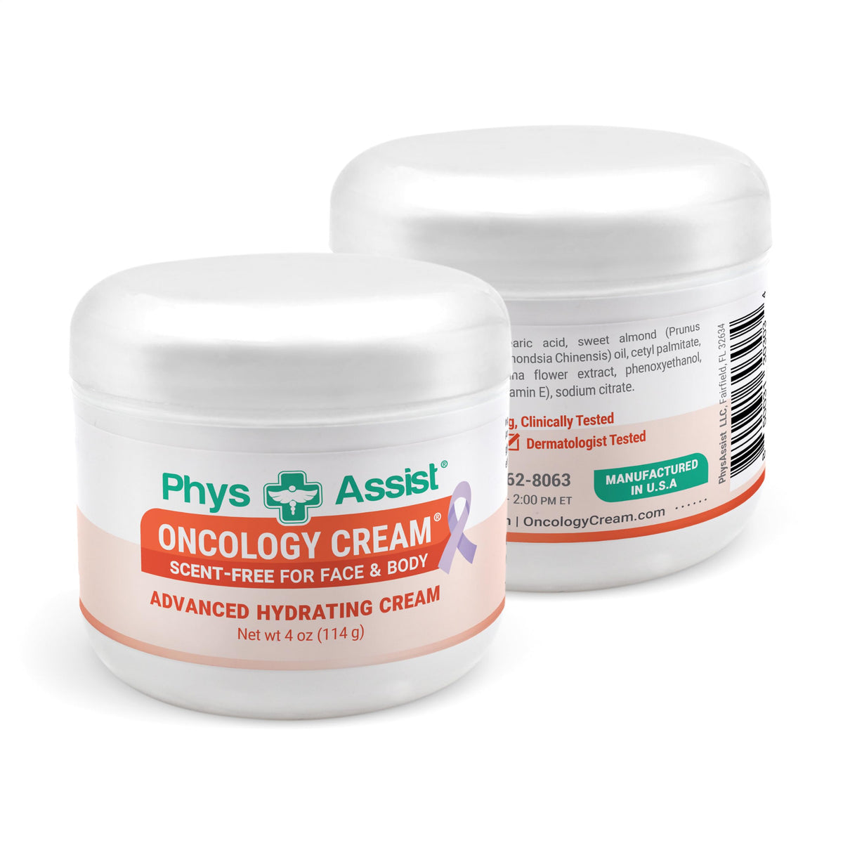 PhysAssist kit contents flatlay displaying creams, balm, and inhaler for complete care