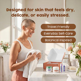 PhysAssist botanical cream open jar texture, shows soothing moisturization benefits