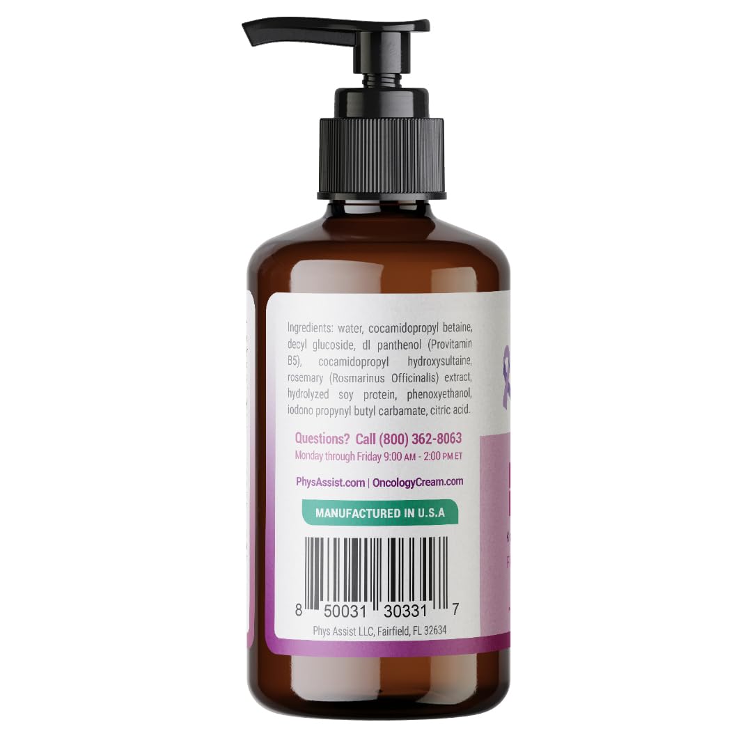 PhysAssist rinsed bottle showing lightweight formula leaves no residue