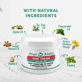 PhysAssist menthol and peppermint detail highlighting cooling refreshment benefit