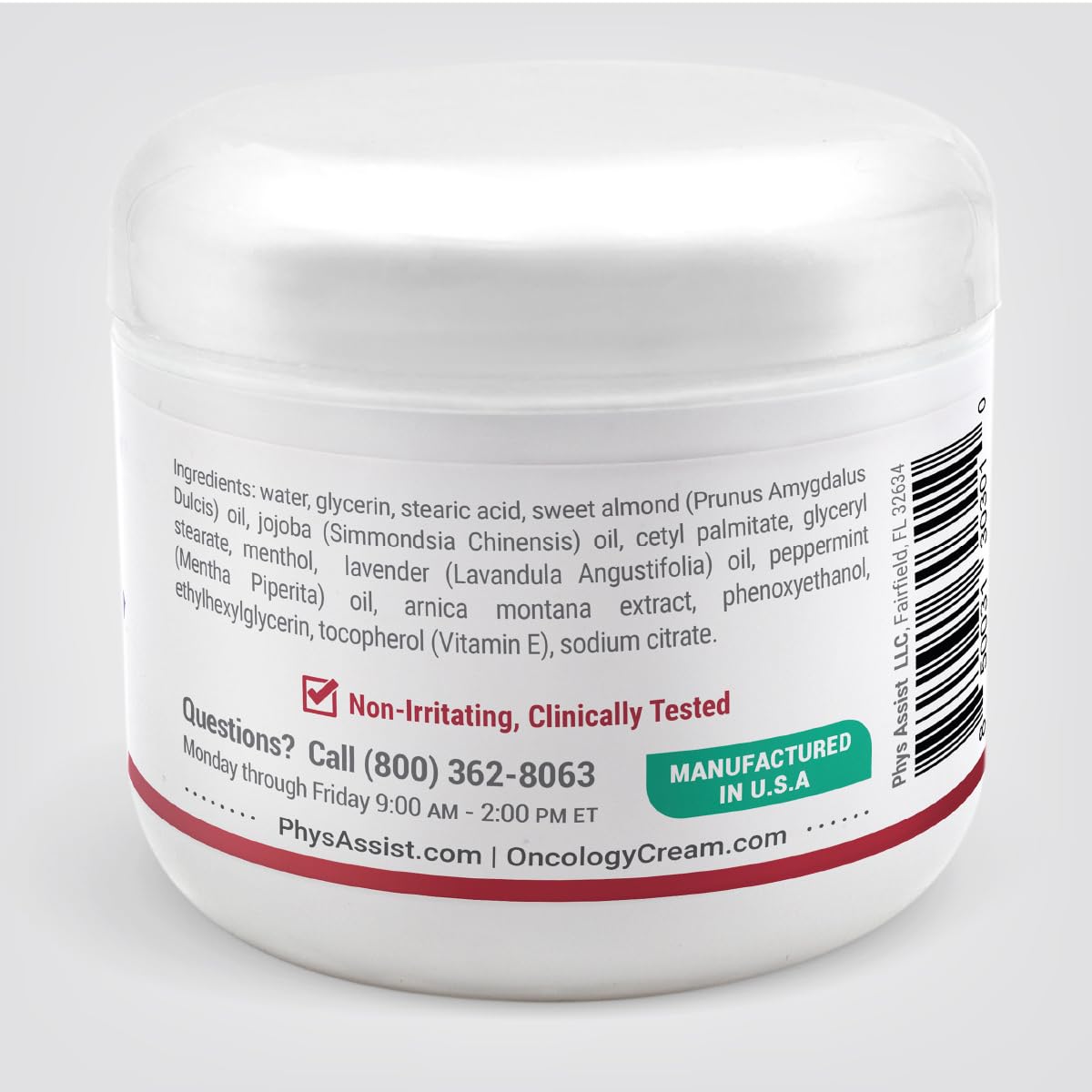 PhysAssist jar on bathroom shelf in routine setting providing daily comfort