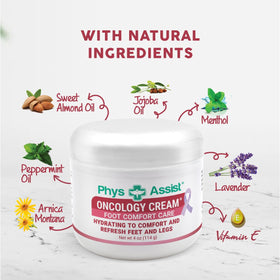 PhysAssist open jar top view highlighting non greasy formulation benefit