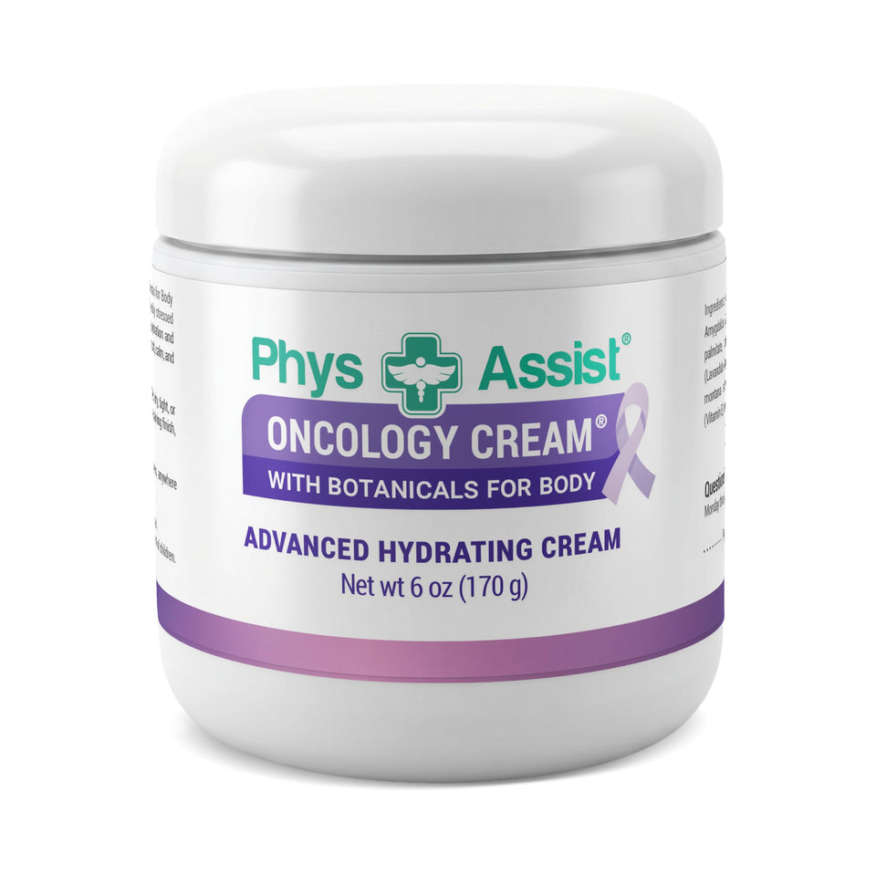 PhysAssist front jar 6 oz showing packaging and brand for soothing hydration