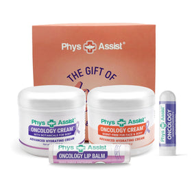 PhysAssist front packaging showing full comfort kit and supportive gift presentation