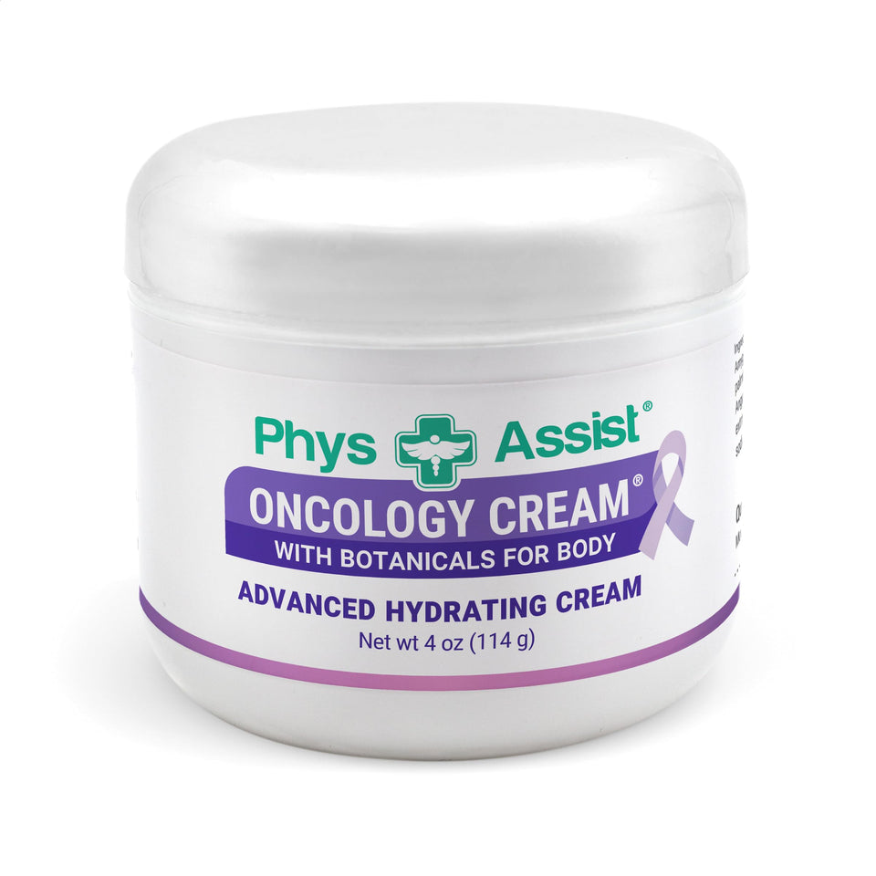 PhysAssist front packaging showing 4 oz oncology cream for gentle hydration
