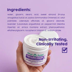 PhysAssist label close-up emphasizing clinically tested gentle, non-irritating formula