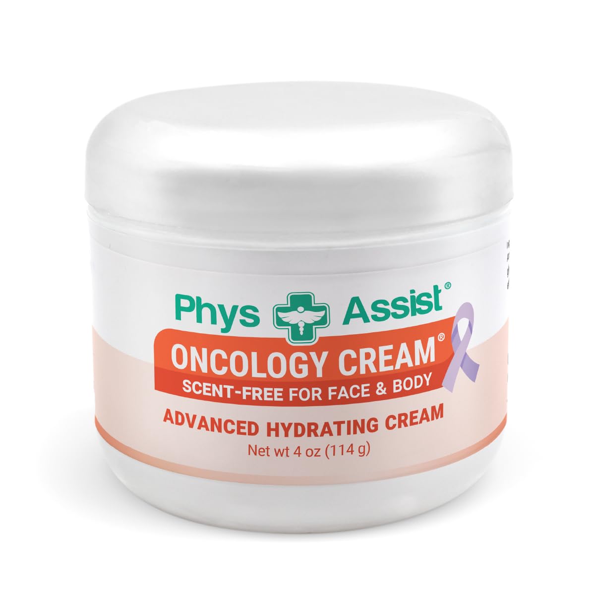 PhysAssist jar front view showing clean packaging and fragrance-free benefit