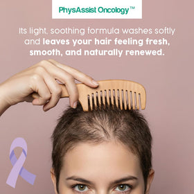 PhysAssist lather texture in hand demonstrating mild foam and softness