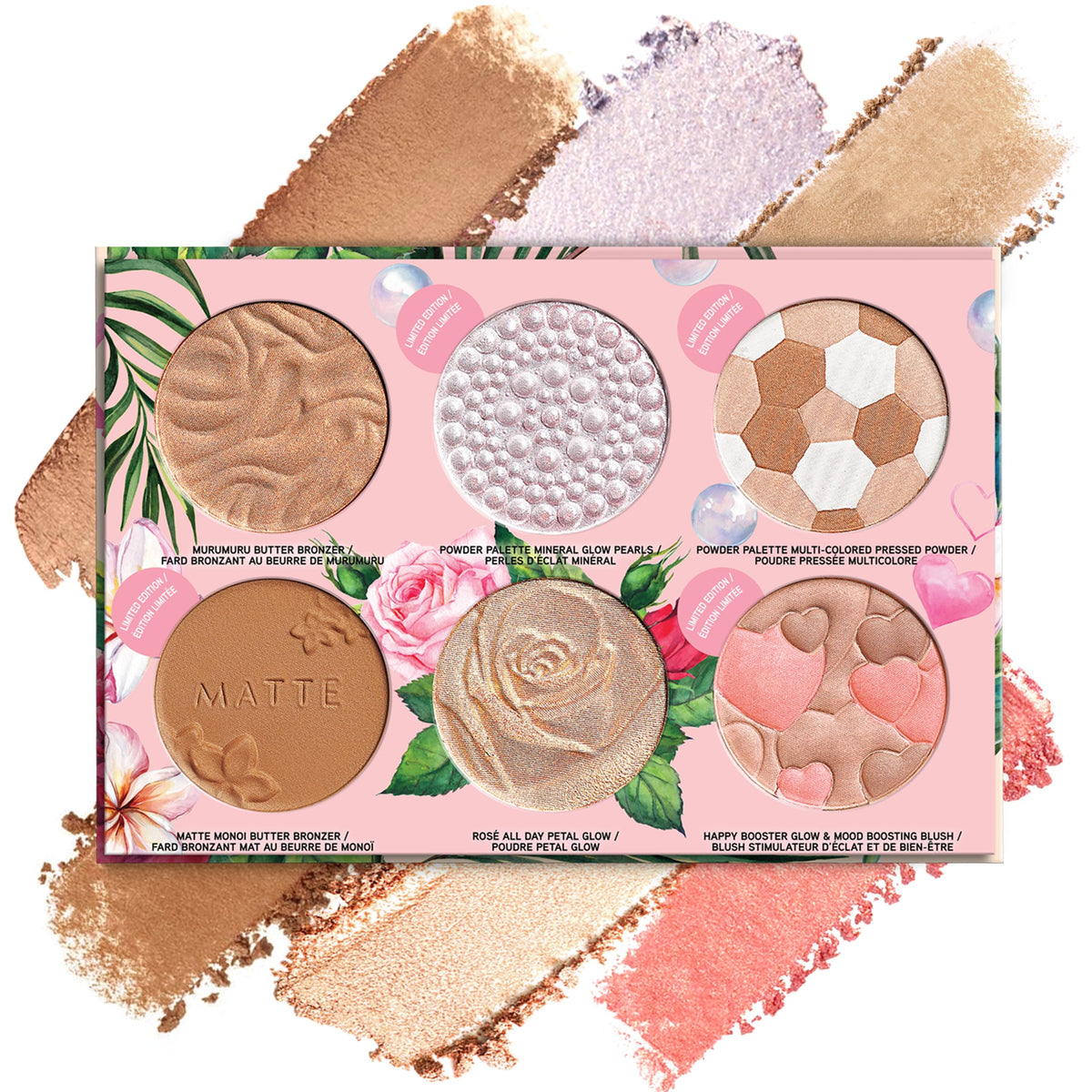 Physicians Formula palette front view showing compact packaging and variety