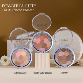 Physicians Formula application on cheek demo showing natural matte warmth benefit