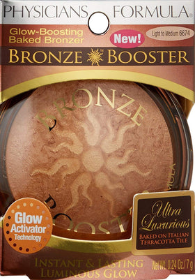 Physicians Formula brush applying bronzer for seamless blend and natural warmth