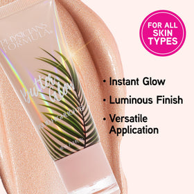 Physicians Formula close-up droplet texture showing creamy liquid highlight for dewy finish