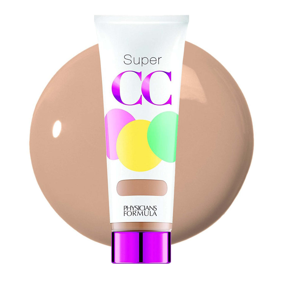 Physicians Formula front packaging showing product benefits and lightweight coverage