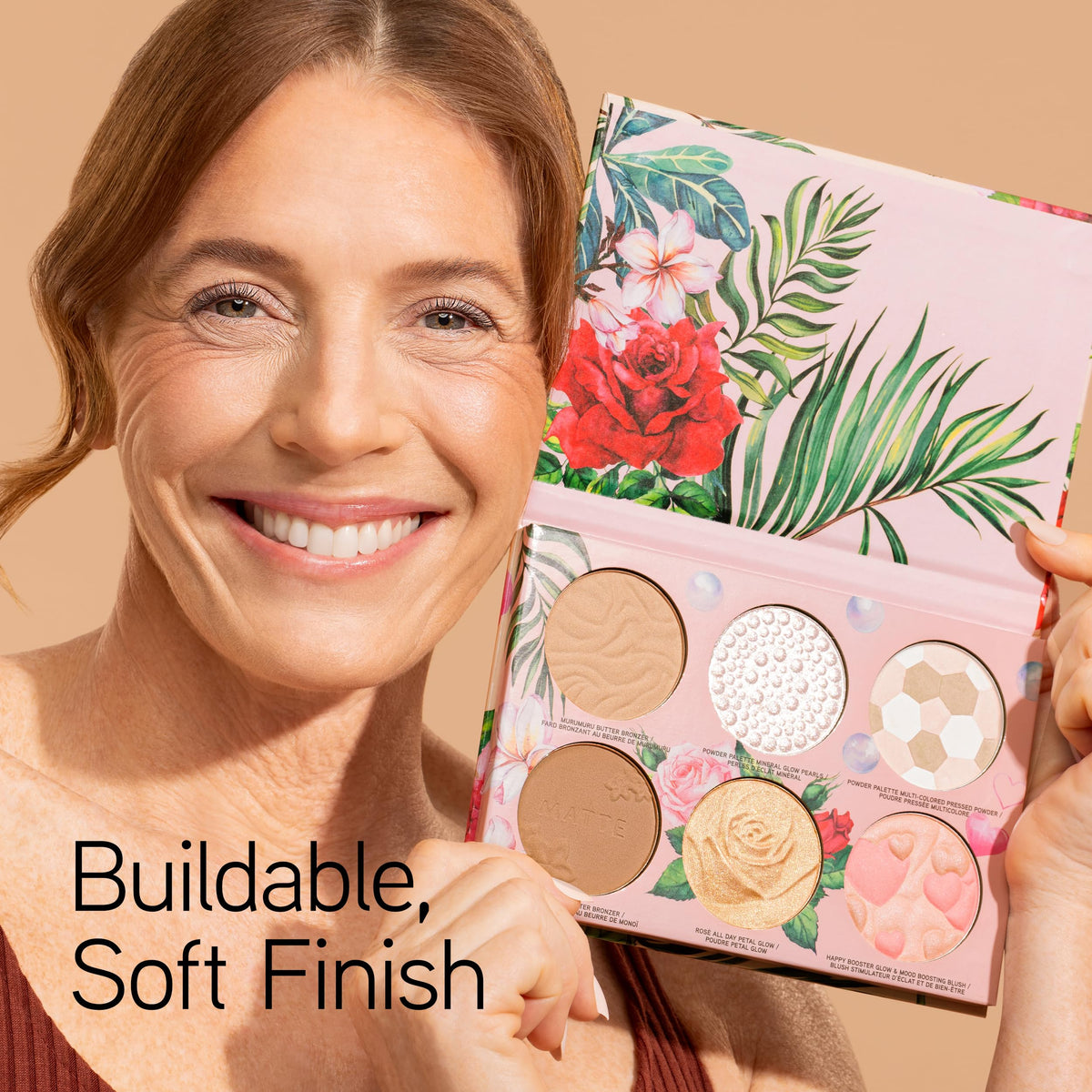 Physicians Formula open palette showing bronzers blushes highlighters for versatility