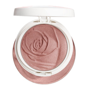 Physicians Formula powder texture close-up showing fine micro-pearls for soft-focus