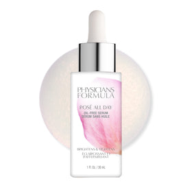 Physicians Formula front packaging showing bottle and label with brightening benefit