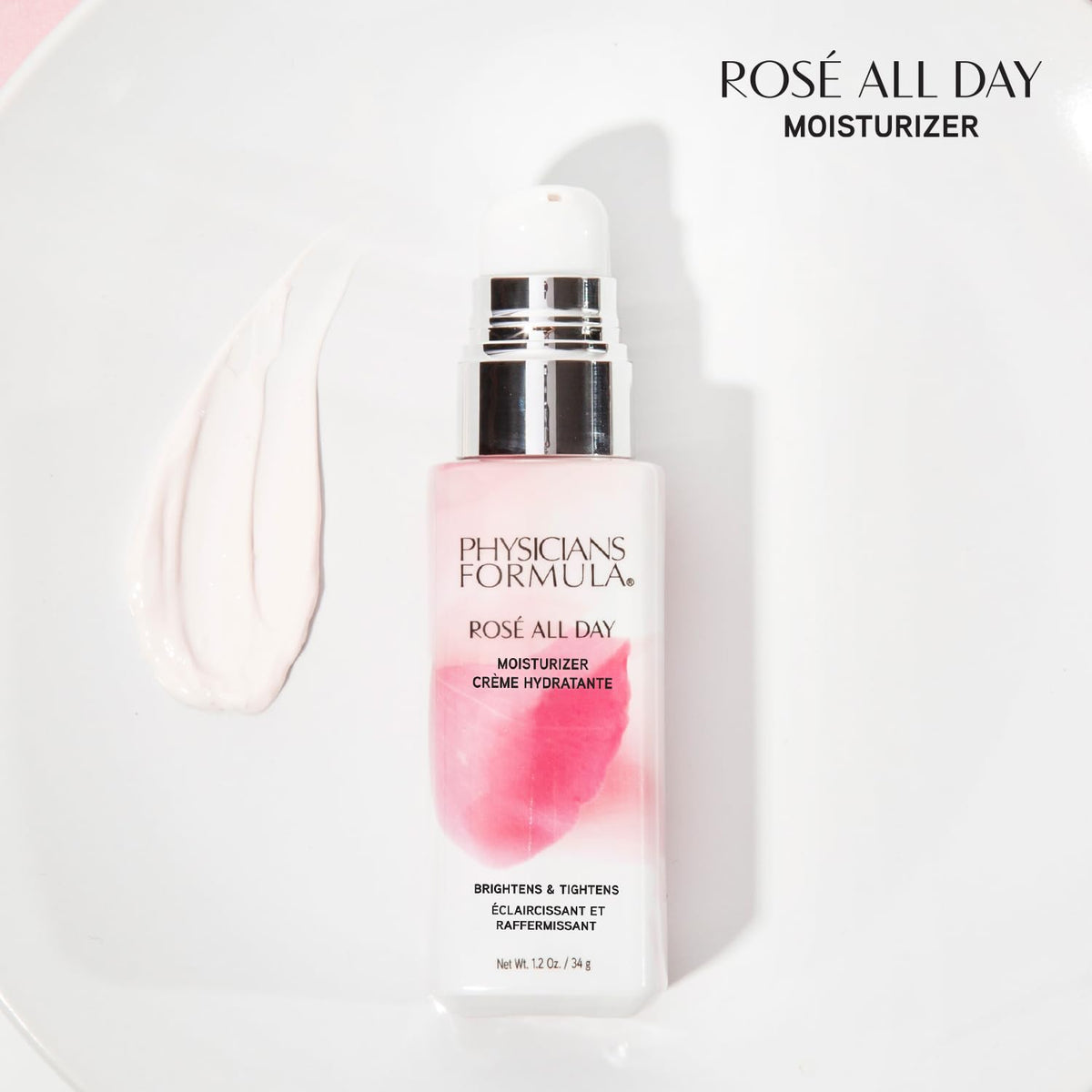 Physicians Formula texture close-up illustrating lightweight, oil-free hydration