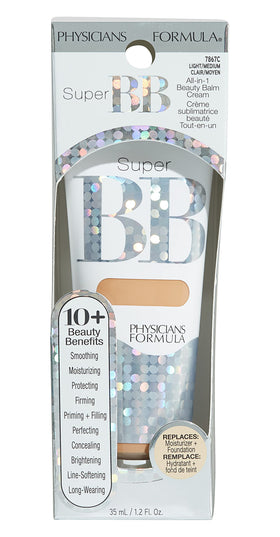 Physicians Formula applying BB cream to hand demonstrating easy coverage
