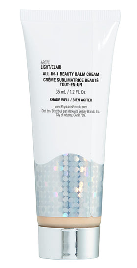 Physicians Formula on a vanity demonstrating simplified morning routine
