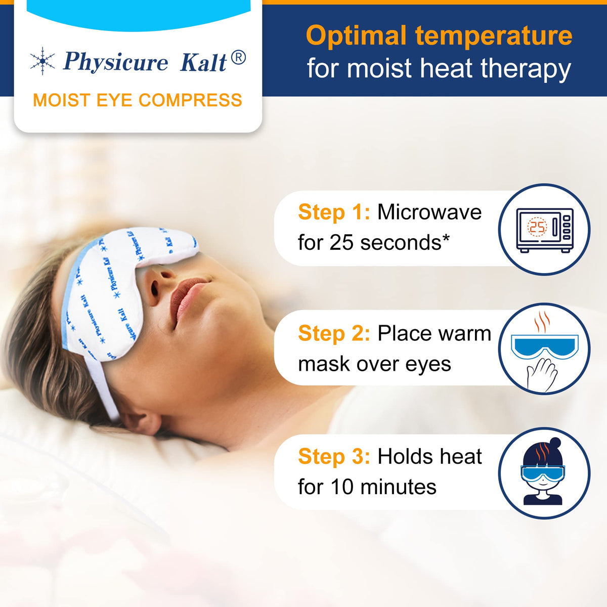 Physicure Kalt removable cover detail highlighting easy-to-clean convenience