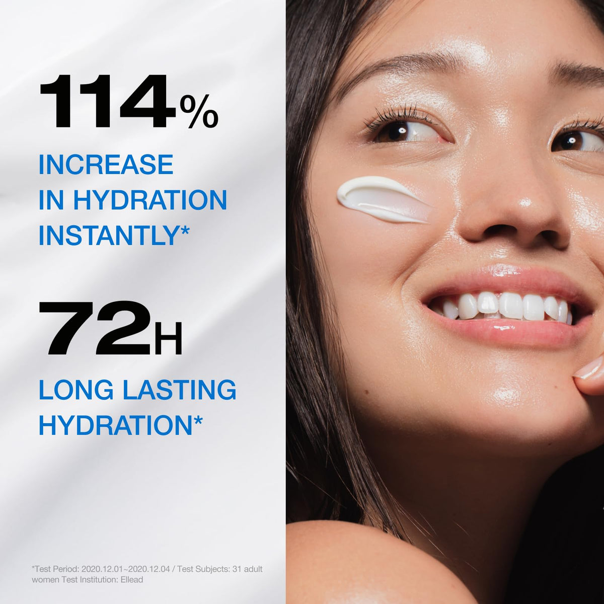 PHYSIOGEL being applied on hand to show hydration benefit