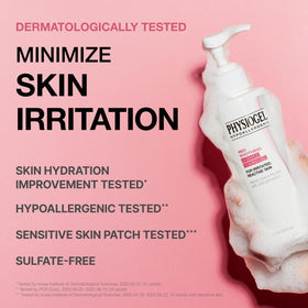 Physiogel ceramide ingredient visual emphasizing barrier support and hydration benefit
