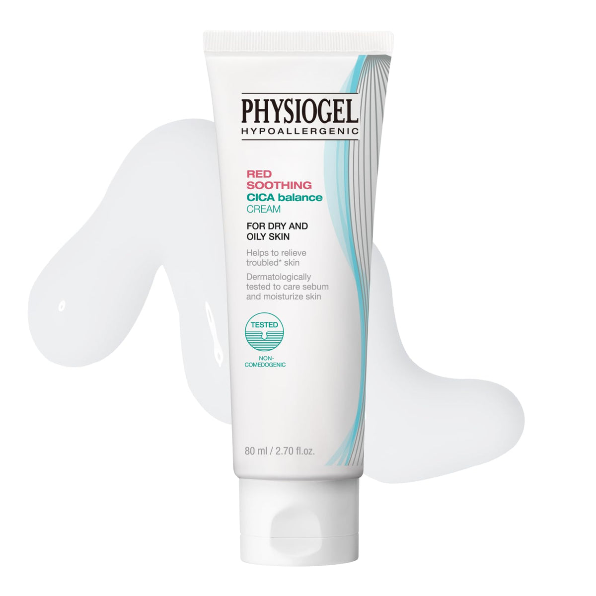 PHYSIOGEL front packaging showing product and benefit of calming skin