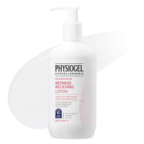 PHYSIOGEL front packaging showing calming relief lotion and benefits