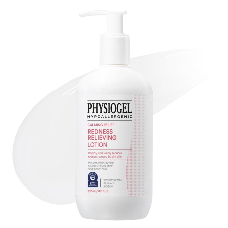 PHYSIOGEL front packaging showing calming relief lotion and benefits
