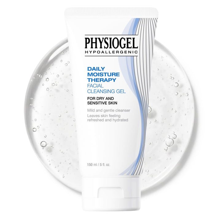 PHYSIOGEL front packaging showing product benefits and clear labeling