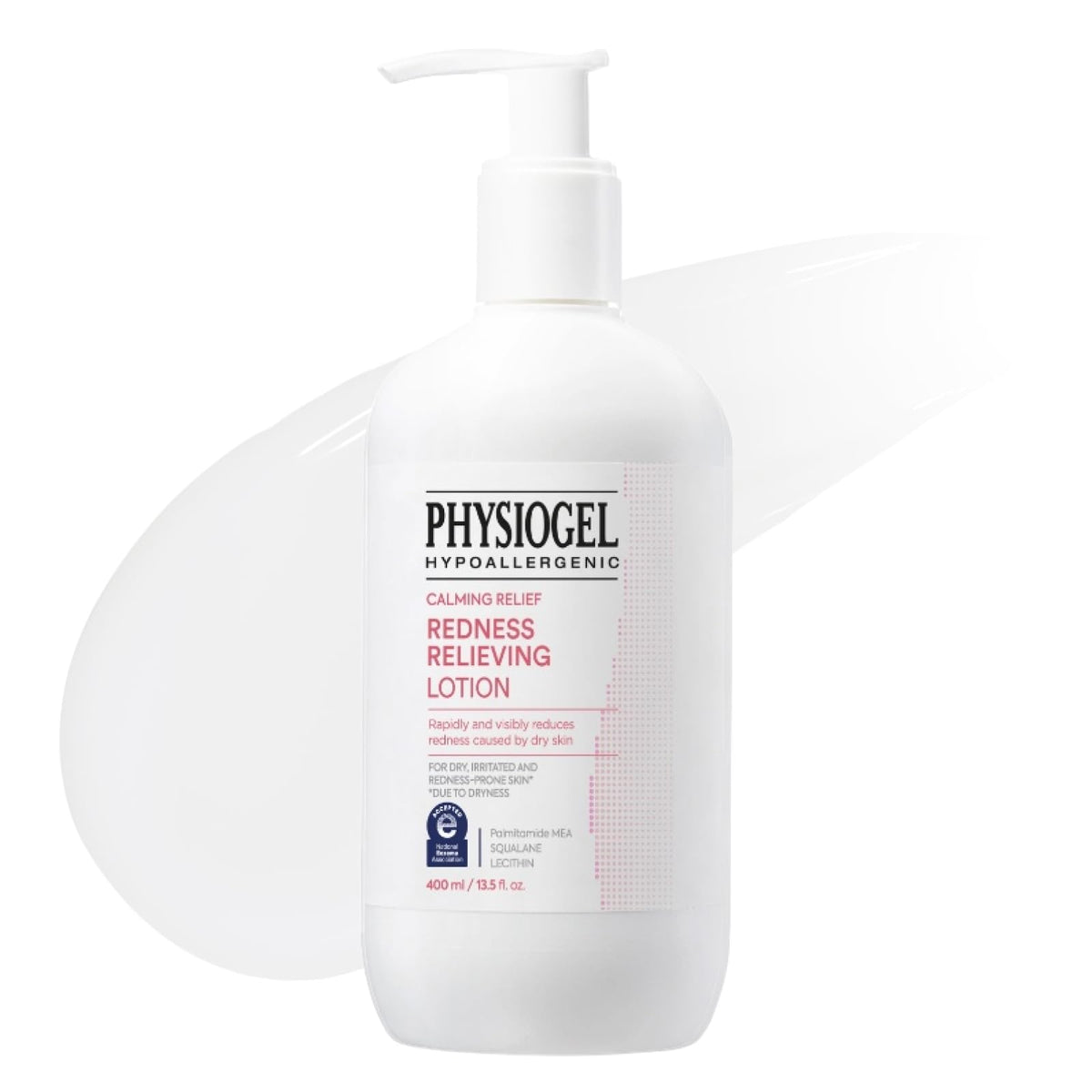 PHYSIOGEL front packaging showing bottle and label, clear product identification and trust