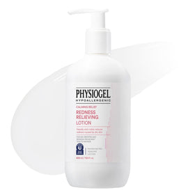 PHYSIOGEL front packaging showing bottle and label, clear product identification and trust