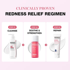 PHYSIOGEL on bathroom counter in routine setting suggesting everyday calming benefit
