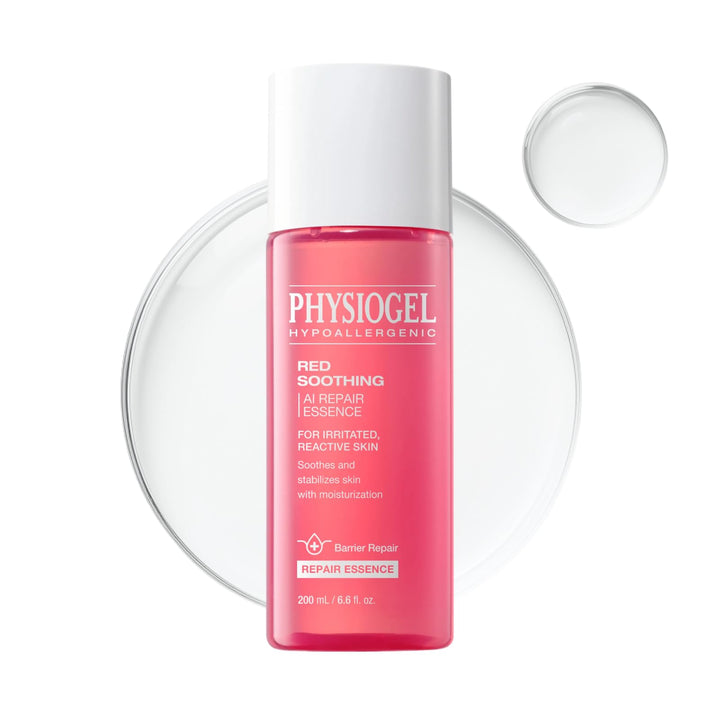 PHYSIOGEL front bottle showing clear label and soothing benefit