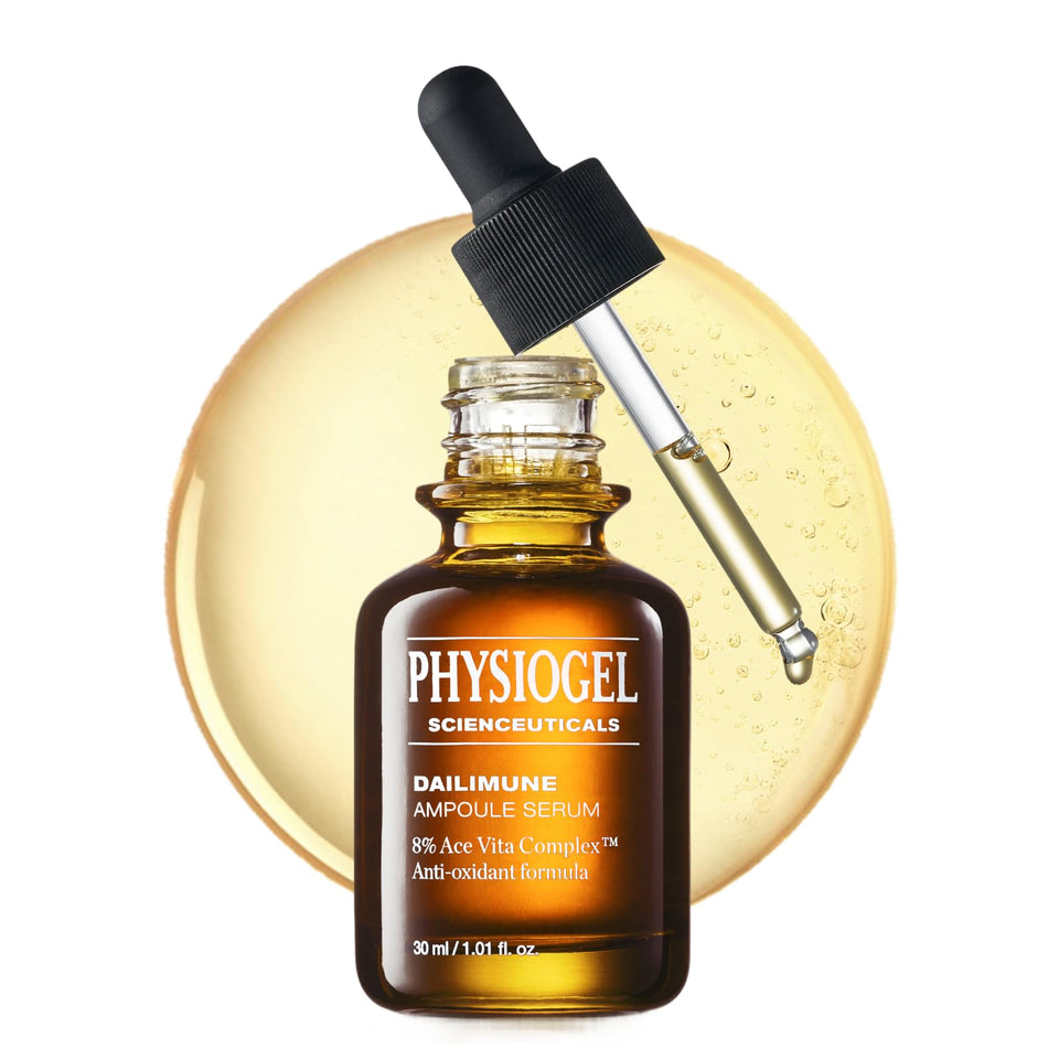 PHYSIOGEL front packaging showing ampoule and label with clarity benefit