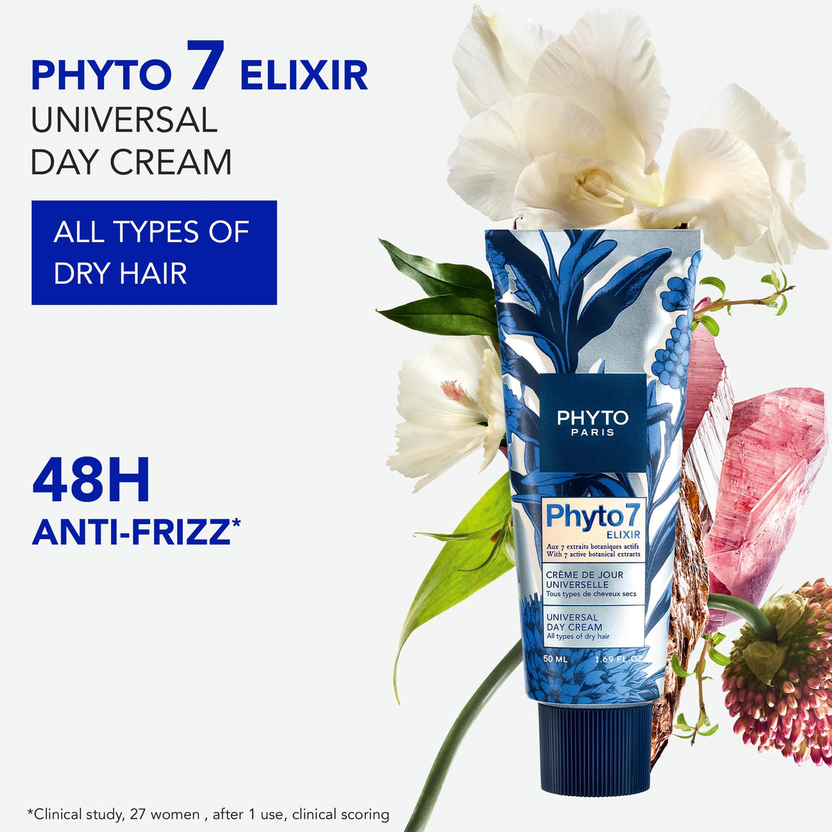 PHYTO 7 texture close-up of creamy melt-in formula for smooth application benefit
