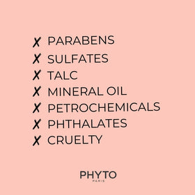 PHYTO conditioner on bathroom shelf in routine setting, conveys daily color-care convenience