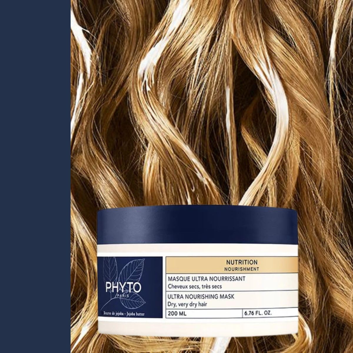 PHYTO label close-up showing ingredients and clean, sulfate-free formulation
