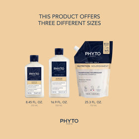 PHYTO lather on wet hair showcasing gentle cleanse and hydration