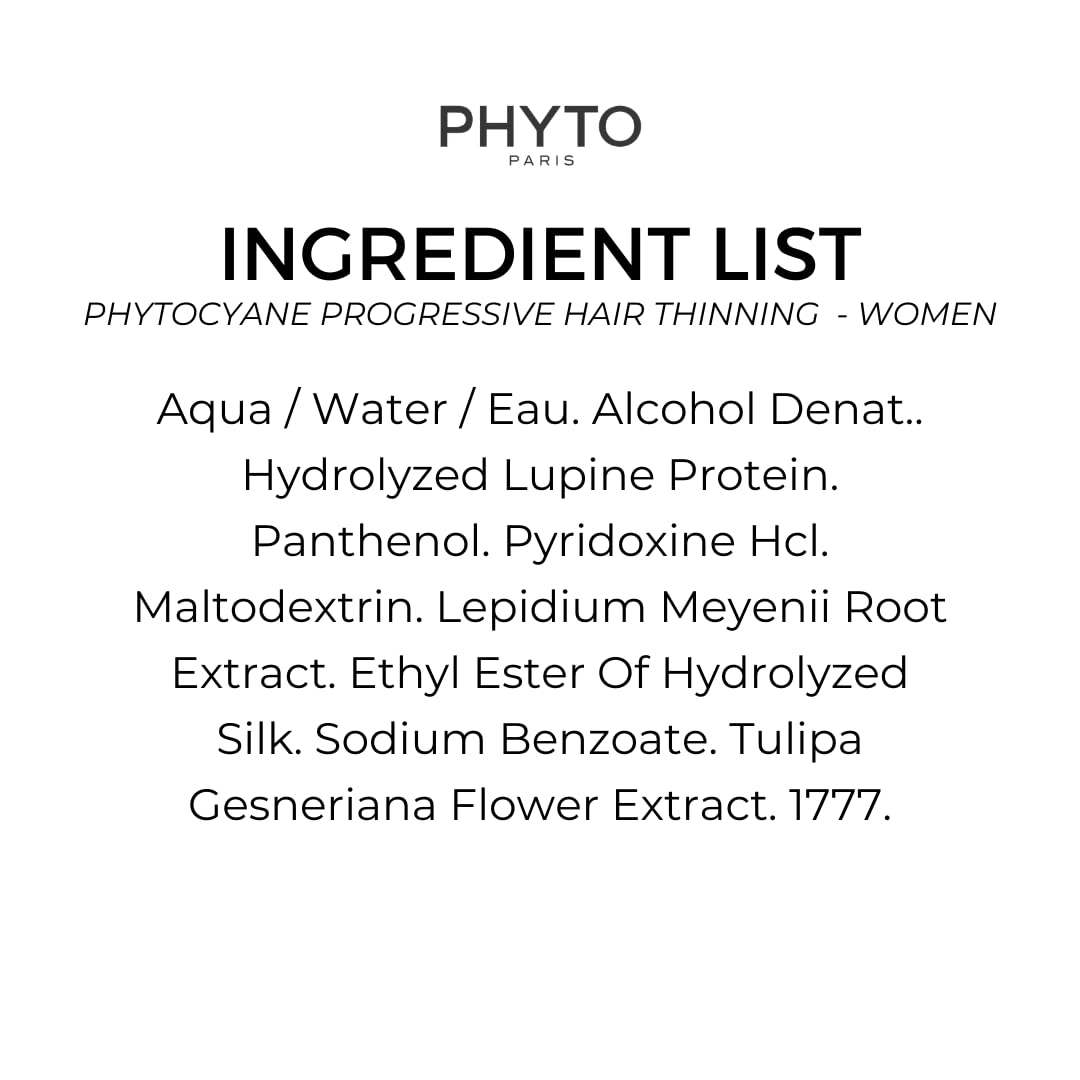 PHYTO applying PHYTOCYANE serum to scalp for targeted densifying treatment