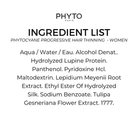 PHYTO applying PHYTOCYANE serum to scalp for targeted densifying treatment