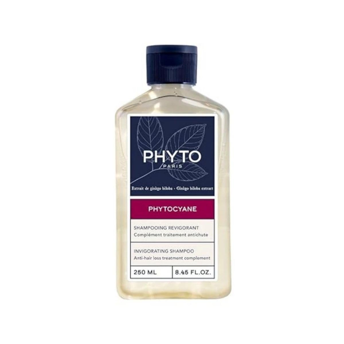 PHYTO bottle front packaging showing product identity and benefits