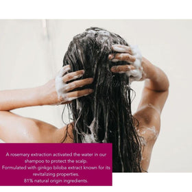 PHYTO dispensing shampoo texture from bottle for lightweight feel