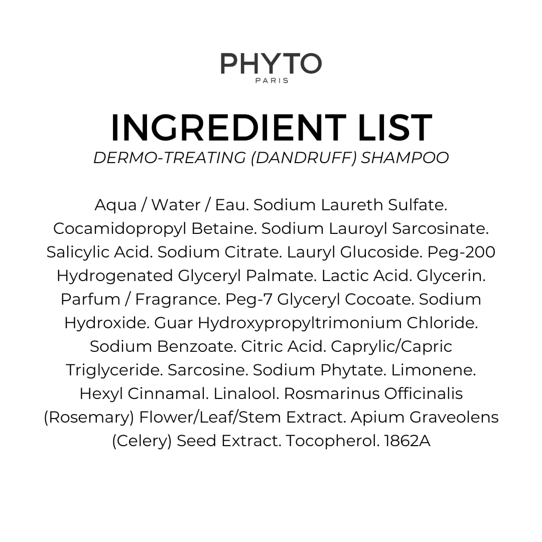 PHYTO shampoo lather texture demonstrating gentle foam and effective cleansing
