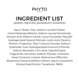 PHYTO shampoo lather texture demonstrating gentle foam and effective cleansing