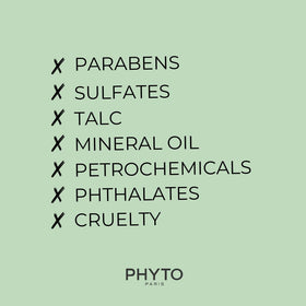 PHYTO styled hair after use showing fuller-looking volume and natural movement