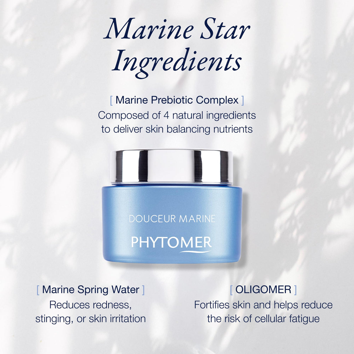 Applying Phytomer cream on hand demonstrating quick absorption benefit