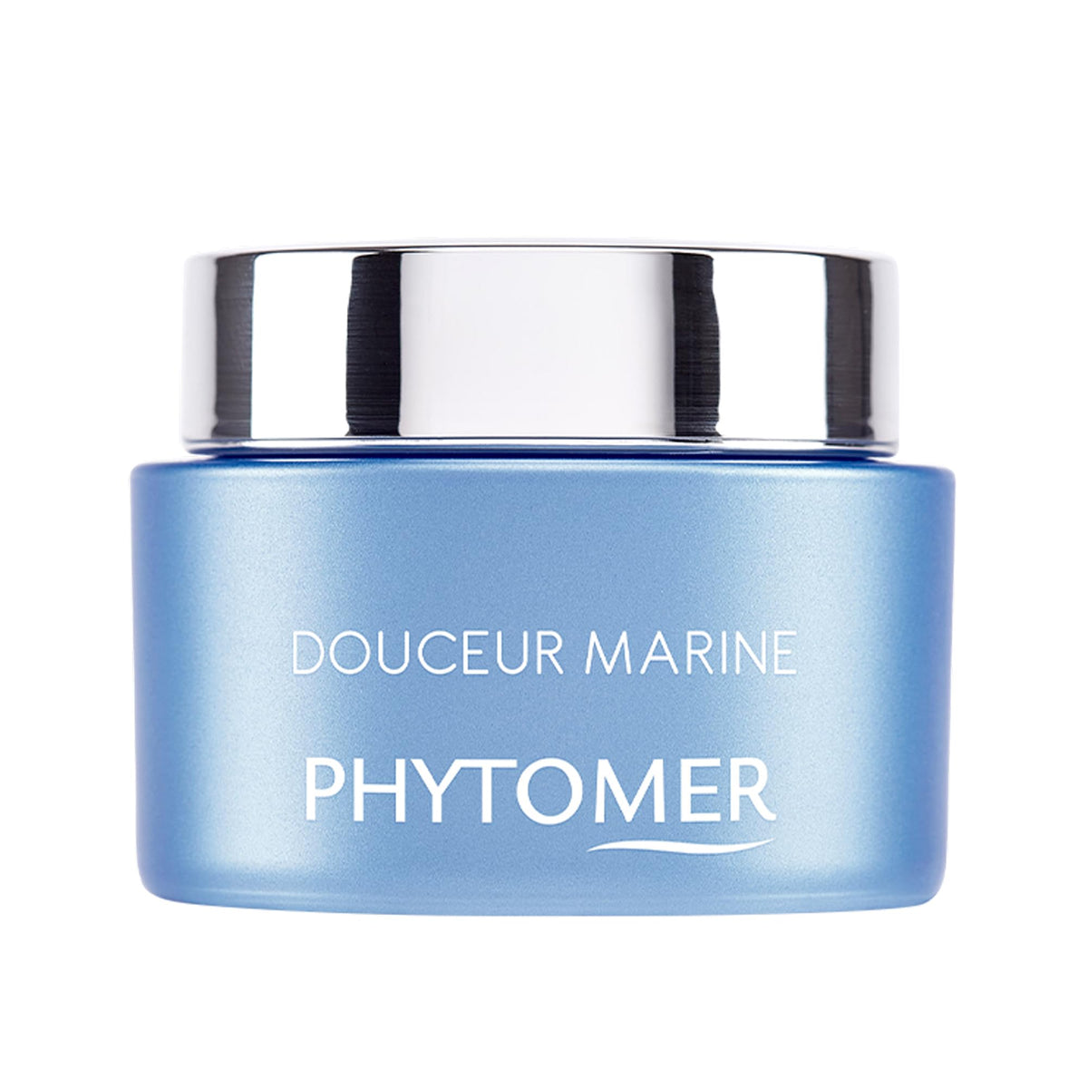 Phytomer jar front view showing clean design and soothing benefit