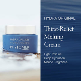 Phytomer open jar close-up showing melting texture and smooth application benefit
